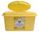 HS yellow sharps container 6L