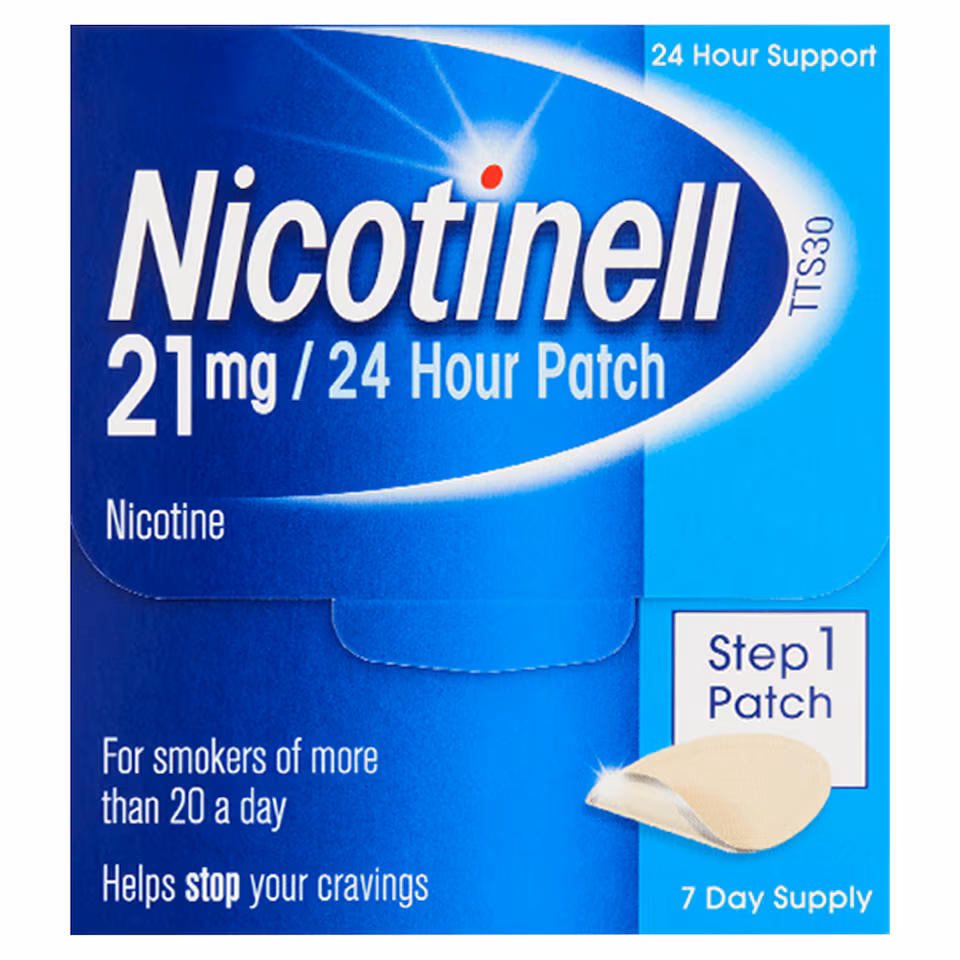 NICOTINELL TTS 30 Patch 21’s 24 hour patch