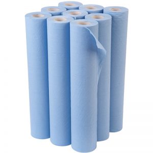 Hygiene Couch Roll Blue 2 Ply 500mm X 40M – Pack of 9
