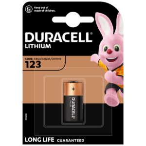 Duracell Lithium DL123 CR123A Battery | 1 Pack