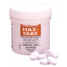 Guest Medical Haz-tab Tablets 4.5g NaDCC Non-Effervescent Tablet) H8801