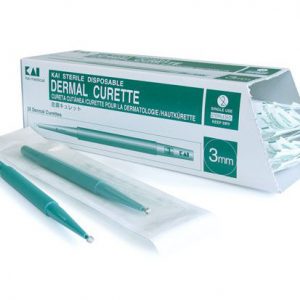 Kai Disposable Dermal Curettes 7mm (Pack of 20)