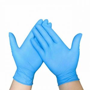 Blue Nitrile Powder Free Gloves (PACK OF 100)