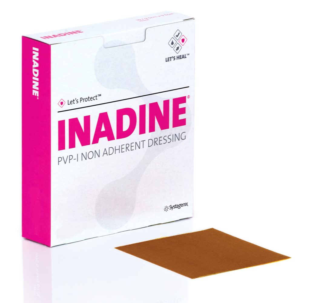 Inadine NonAdherent Dressing 5x5cm JKP01481 MK Medicals UK