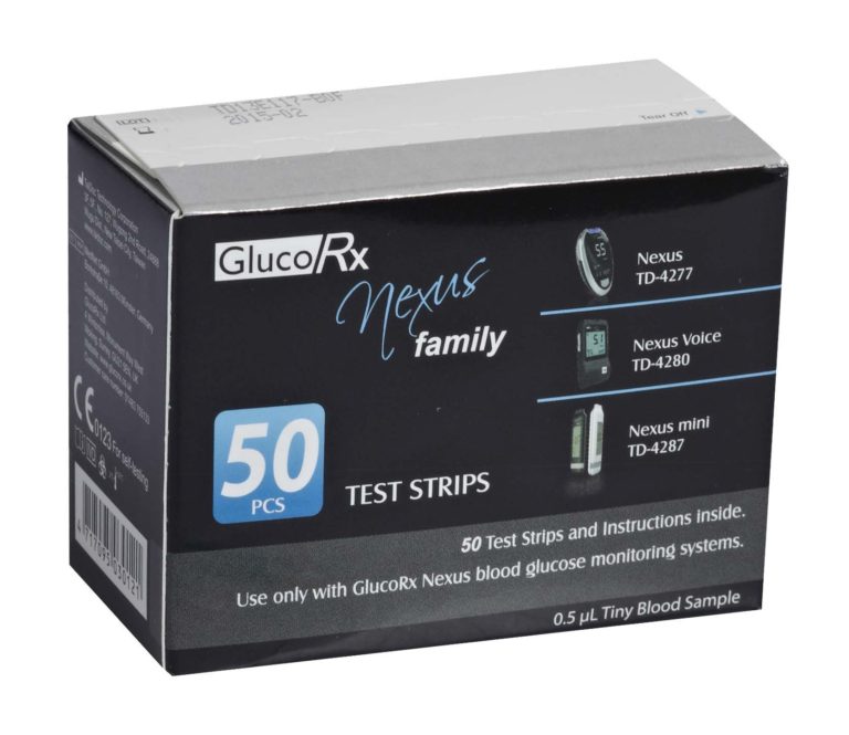 GlucoRx Nexus Test Strips 4717095030121 MK Medicals UK
