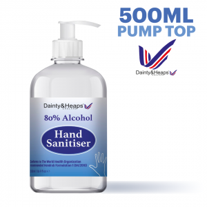 500ml Hand Sanitiser Gel 80% Alcohol ​ Pump Bottle