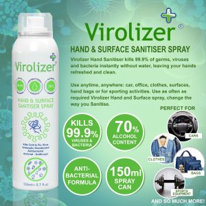 Hand and Surface Virolizer Sanitizer Spray – 150ml