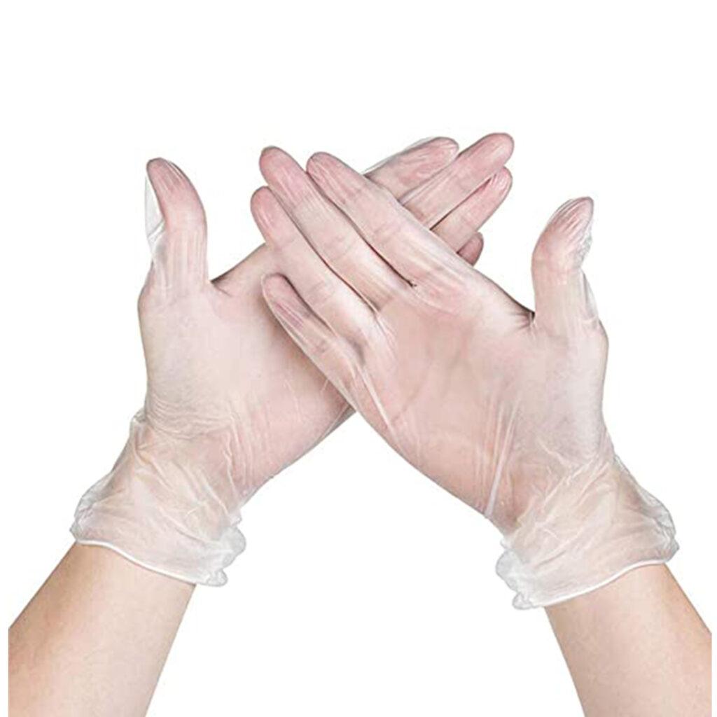 Clear Vinyl Gloves 100x Box Powder Free MK Medicals UK