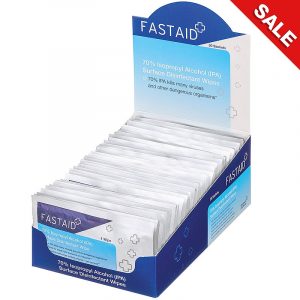 Pallet deals – Fast Aid Anti Bacterial Wipes – Pack of 50