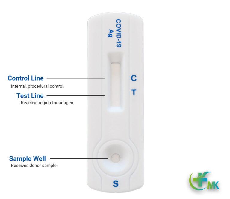 Healgen Covid19 Antigen Swab Rapid Lateral Flow Test Kits Pack of 20