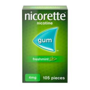 Nicorette freshmint gum 4mg 105s