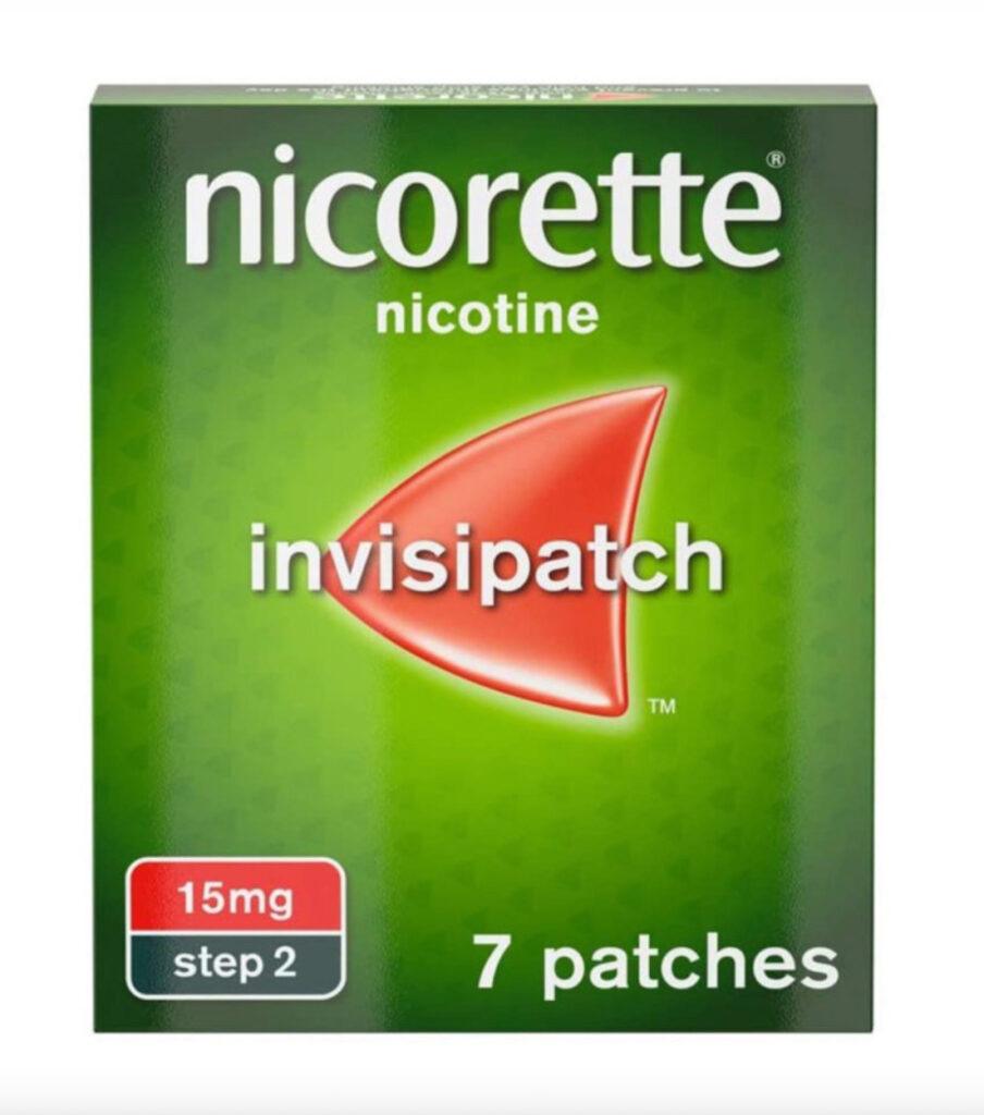 Nicorette InvisiPatch 15mg 7x Nicotine Patches Step 2 MK Medicals UK