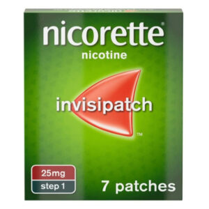 Nicorette InvisiPatch 25mg 7x Nicotine Patches Step 1