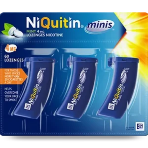NIQUITIN Mini Mint Lozenge 4mg 60’s