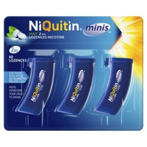 Niquitin Mini Lozenges Mint 2mg 60’s