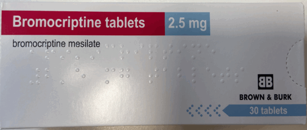Bromocriptine 2.5 mg Tablets (30 tablets)