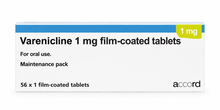 Varenicline Maintenance Pack 1mg (56 tablets)
