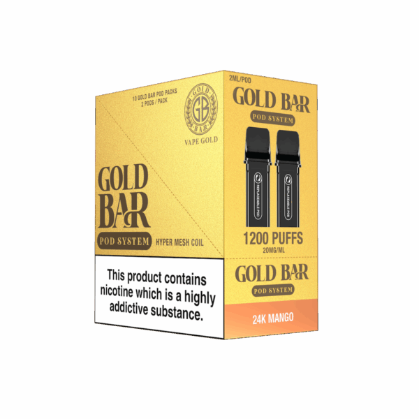 10 Gold Bar Pod Packs 2 Pods