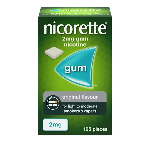 Nicorette Gum Original 2mg 105s