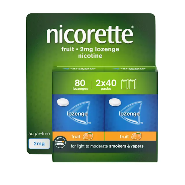 NICORETTE Fruit 2mg Lozenges 80s