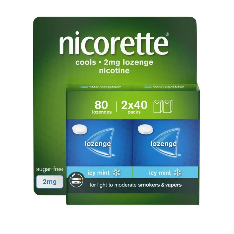 NICORETTE Cools 2mg Lozenges 80s Icy Mint