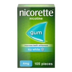 Nicorette icy white gum 4mg 105s