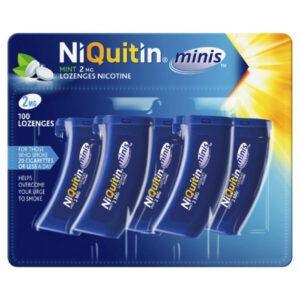 Niquitin Mini Lozenges Mint 2mg 100's