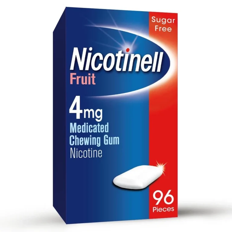 Nicotinell Nicotine fruit gum 96 pieces 4mg