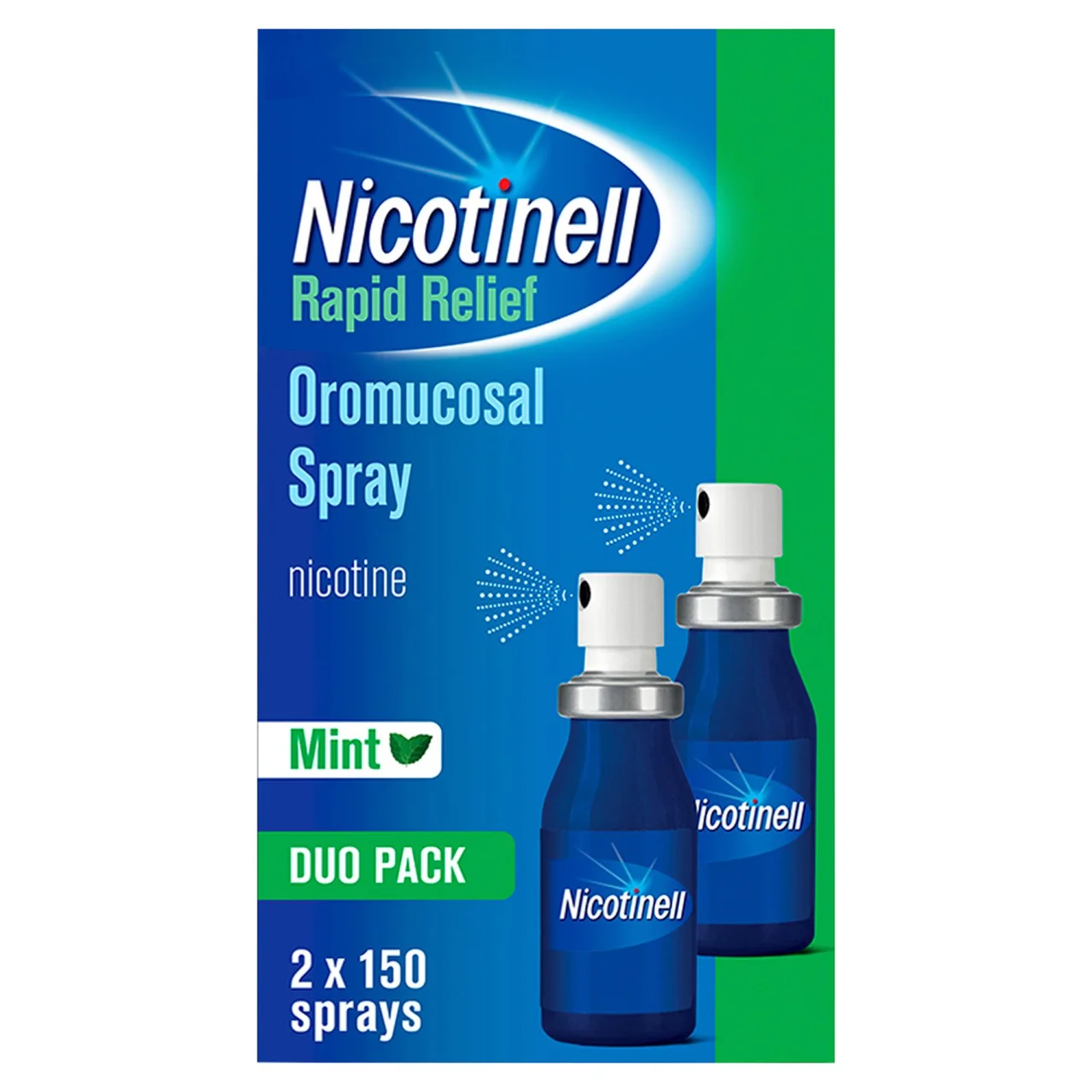 NICOTINELL Oral Spray 1mg 150 x 2 / Spray Duo